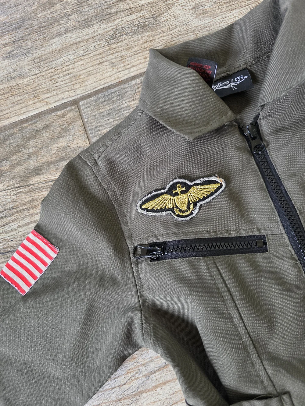 Top Gun Maverick Flight Halloween Costume Pilot Flight Jumpsuit Hallows Eve Sz 4